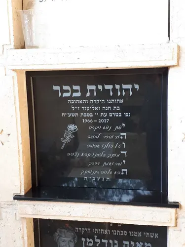 מצבה קיר (סנהדרין) מתוך קטלוג מצבות קיר - תמונה מספר 2049