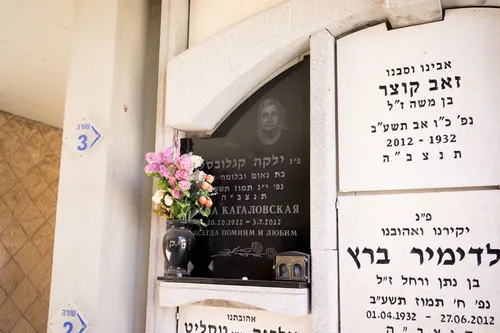 מצבה קיר (סנהדרין) עם תמונת המנוחה - תמונה מספר 4815
